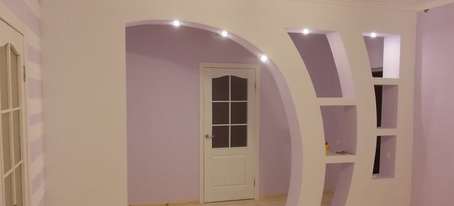 Многообразие конструкций из гипсокартона