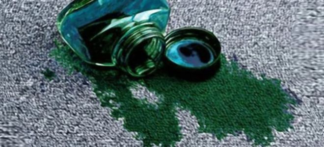 Как вывести зеленку с ковра: чем отмыть застарелые и свежие пятна